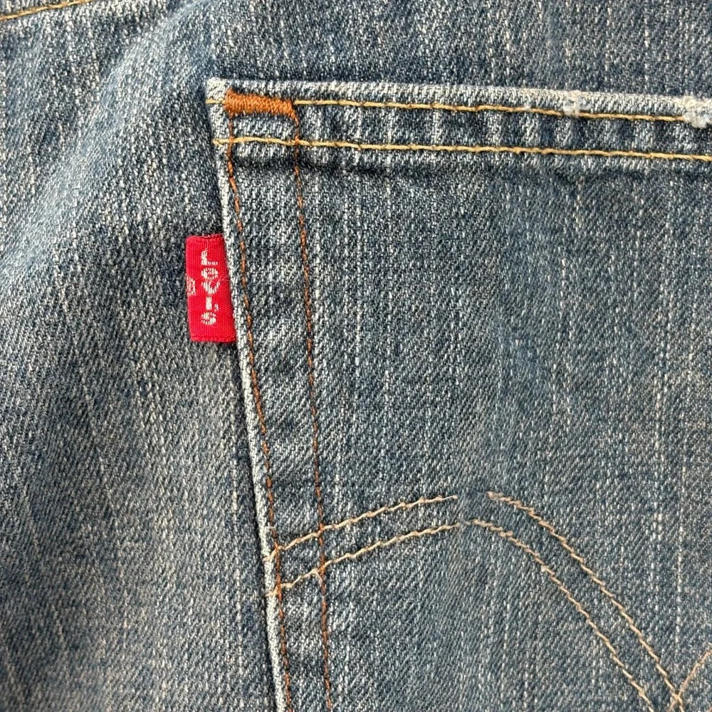 Levis 569 Loose Straight Jeans Mens 40x30‎ Medium Wash Blue Denim Baggy